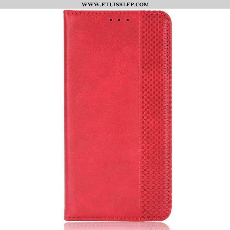 Etui Na Telefon do Asus Zenfone 8 Etui Folio Stylizowany Efekt Skóry W Stylu Vintage